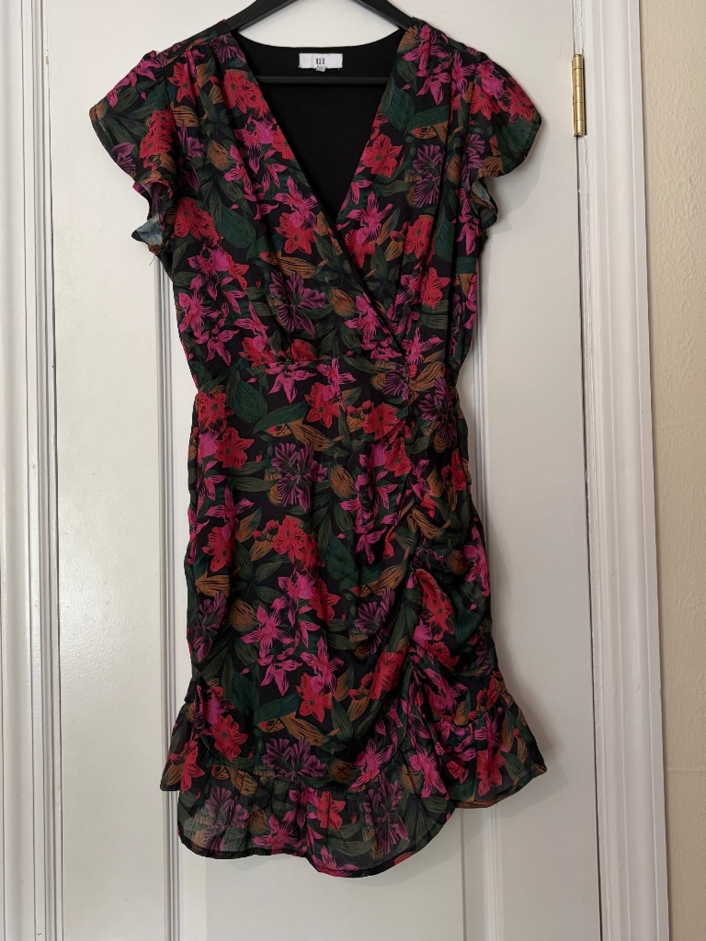 Summer Faux Wrap Dress